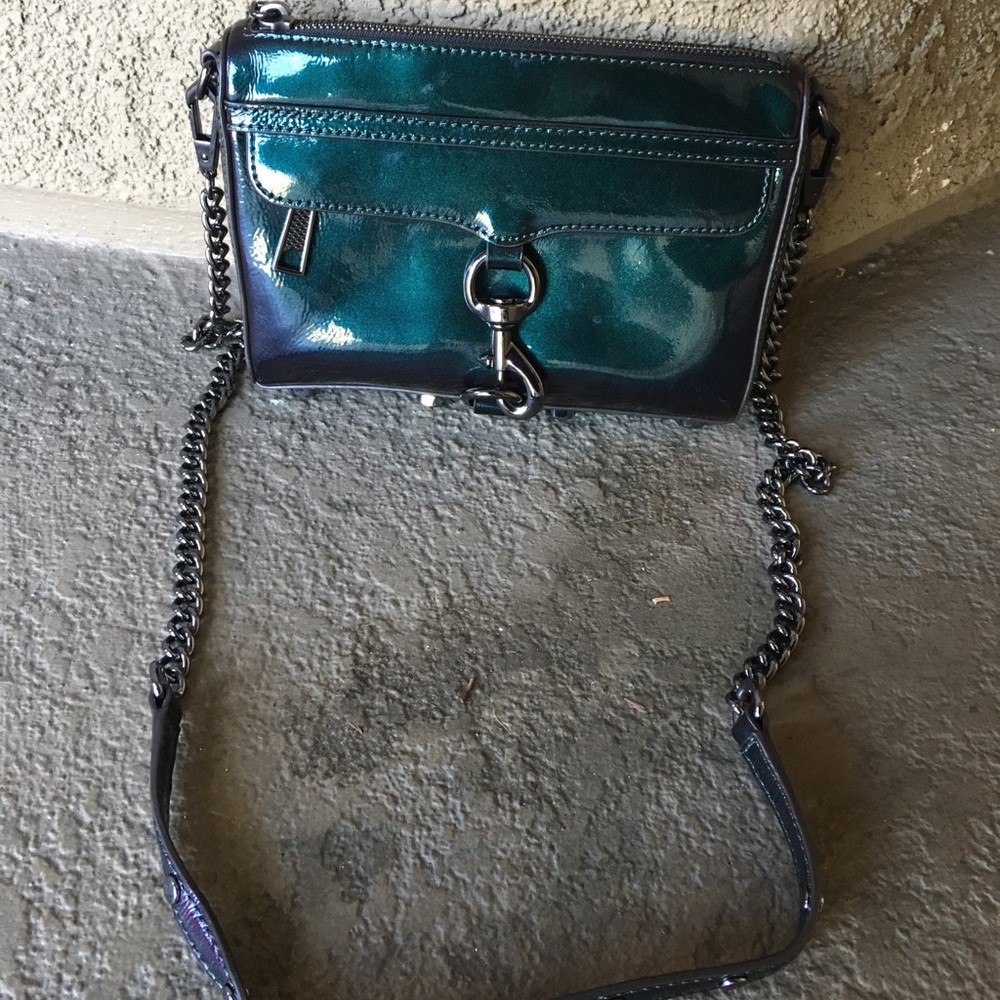 Metallic Rebecca Minkoff Mini mac